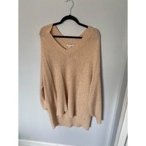 American Eagle Oversized Cream Sweater